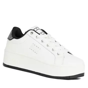 Кроссовки Tommy Jeans TjwFlatform Animal, белый