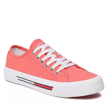 Кроссовки Tommy Jeans TjwLow Cut, коралл