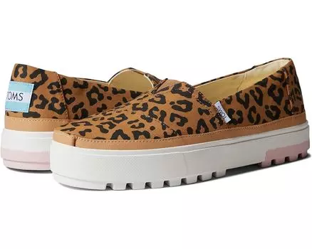 Кроссовки TOMS Alpargata Lug, цвет Toffee Leopard