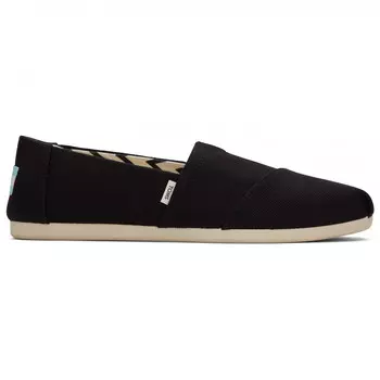 Кроссовки Toms Women's Alpargata Espadrilles, цвет Black Recycled Cotton
