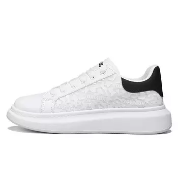 Кроссовки Tonlion Skateboarding Shoes Men Low-top, цвет All white