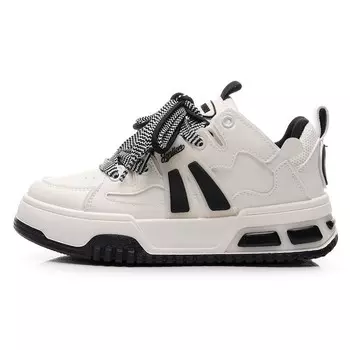 Кроссовки Tonlion Skateboarding Shoes Unisex Low-top, светло-бежевый/черный