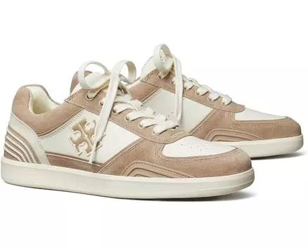 Кроссовки Tory Burch Clover Court, цвет New Ivory/Cerbiatto/Cerbiatto