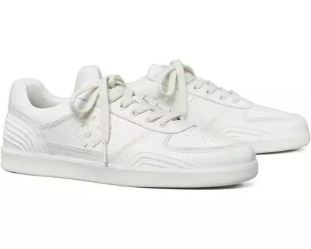 Кроссовки Tory Burch Clover Court, цвет Titanium White/Titanium White