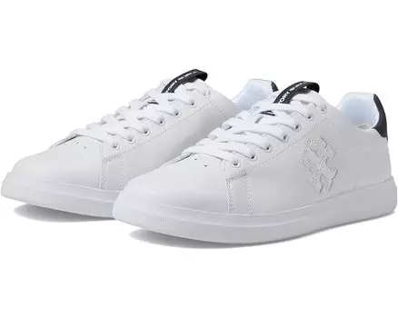 Кроссовки Tory Burch Double T Howell Court, цвет White/Perfect Navy