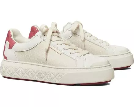 Кроссовки Tory Burch Ladybug Sneaker, цвет Titanium White/Washed Berry