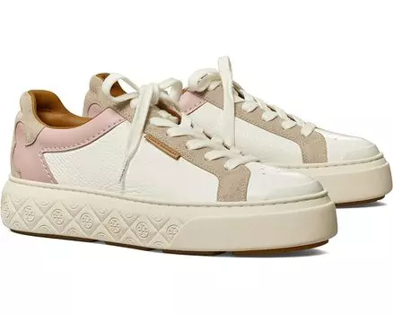 Кроссовки Tory Burch Ladybug Sneaker, цвет White/Rosa/Calcare