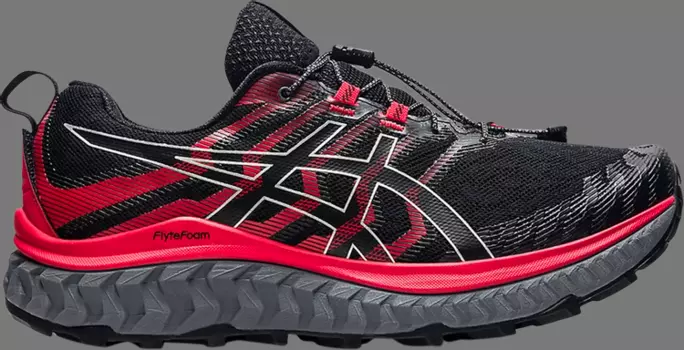 Кроссовки trabuco max 'black electric red' Asics, черный