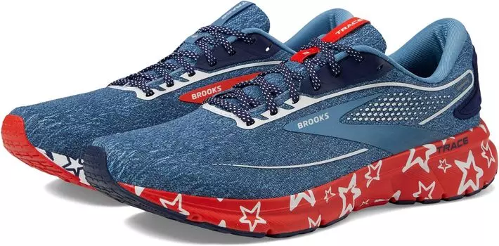 Кроссовки Trace 2 Brooks, цвет White/Peacoat/Poppy