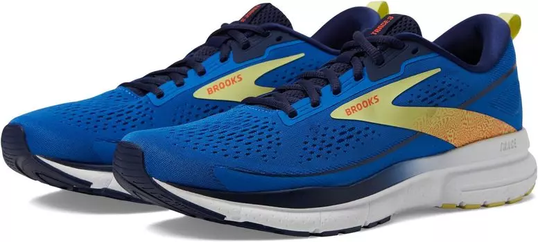Кроссовки Trace 3 Brooks, цвет Blue/Peacoat/Yellow