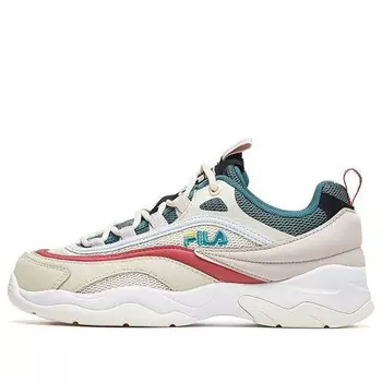 Кроссовки tracer vintage red/white/green Fila, белый