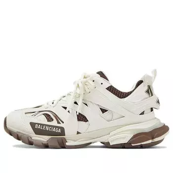 Кроссовки track 1.0 sneakers 'white brown' Balenciaga, белый