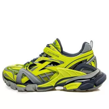 Кроссовки track.2 'acid green' Balenciaga, зеленый