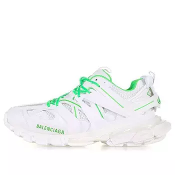 Кроссовки track.2 sneaker 'fluo green' Balenciaga, белый