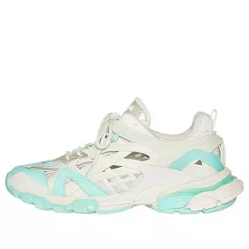 Кроссовки track.2 sneaker 'white green' Balenciaga, белый