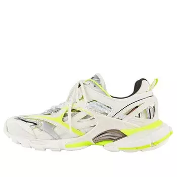 Кроссовки track.2 trainer 'white fluo yellow' Balenciaga, белый