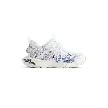 Кроссовки Track Autographe BALENCIAGA, синий/черный/красный/белый