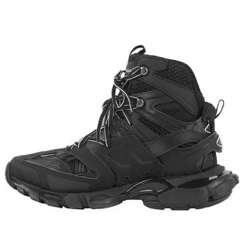 Кроссовки track hike 'black' Balenciaga, черный