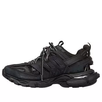Кроссовки track led trainer 'black' Balenciaga, черный