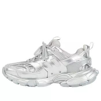 Кроссовки track low-top daddy shoes white/silver Balenciaga, белый