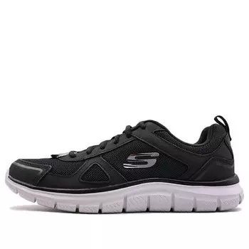 Кроссовки track low-top running shoes black Skechers, черный