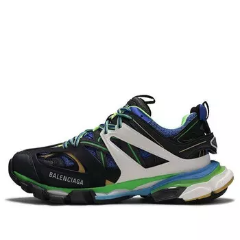 Кроссовки track sneaker 'black blue' Balenciaga, черный