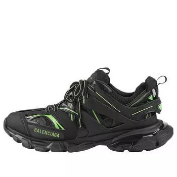 Кроссовки track sneaker 'black green' Balenciaga, черный