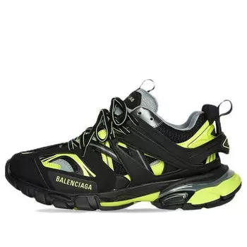 Кроссовки track sneaker 'black yellow' Balenciaga, черный