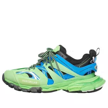 Кроссовки track sneaker 'blue green' Balenciaga, белый