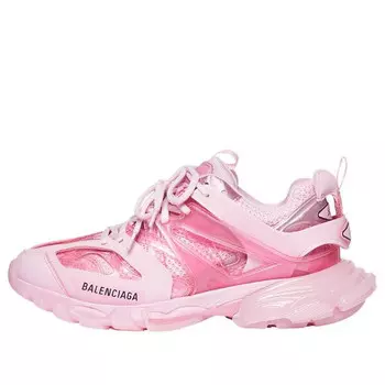 Кроссовки track sneaker 'clear sole - pink' Balenciaga, красный