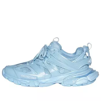 Кроссовки track sneaker 'metallic light blue' Balenciaga, голубой