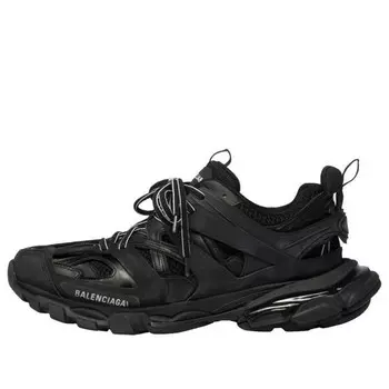 Кроссовки track sneaker 'triple black' Balenciaga, черный