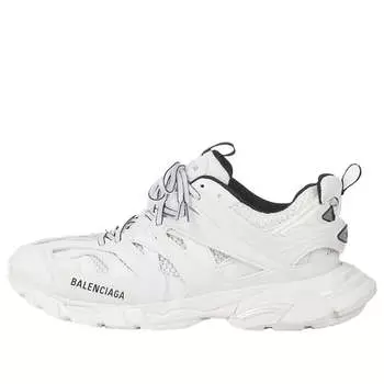 Кроссовки track sneaker 'white' Balenciaga, белый