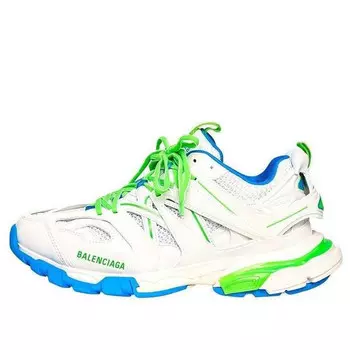 Кроссовки track sneaker 'white green' Balenciaga, белый
