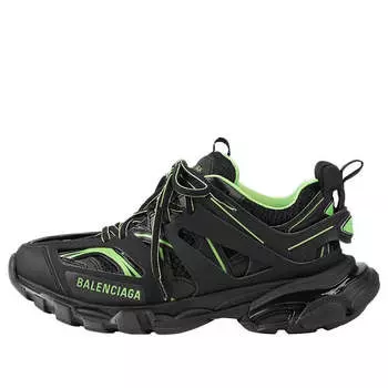 Кроссовки track sneakers 'black green' Balenciaga, черный