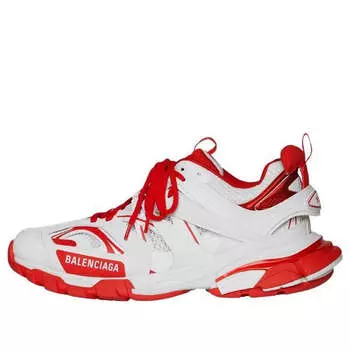 Кроссовки track sneakers 'white red' Balenciaga, красный