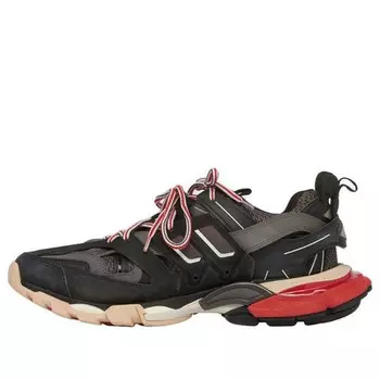 Кроссовки track trainer 'black red' Balenciaga, черный