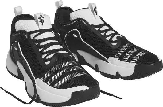 Кроссовки Trae Unlimited adidas, цвет Black/White/Lucid Blue