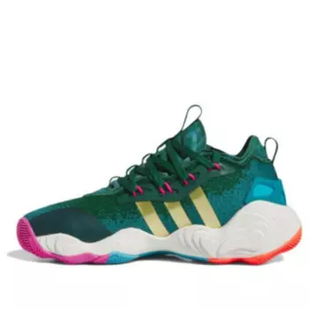 Кроссовки trae young 3 ''96 olympics' Adidas, зеленый