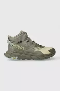 Кроссовки Trail Code GTX Hoka, зеленый