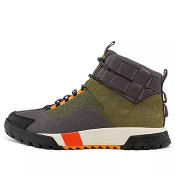 Кроссовки trail ek+ sneaker boot 'dark grey with green' Timberland, серый