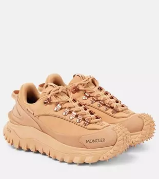 Кроссовки Trailgrip Apex из кожи Moncler, коричневый