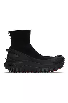 Кроссовки Trailgrip knit с высоким верхом Moncler, черный