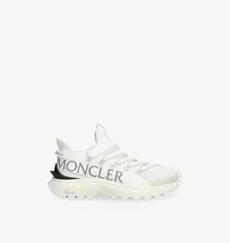 Кроссовки Trailgrip lite 2 с низким верхом из плетеной ткани Moncler, белый