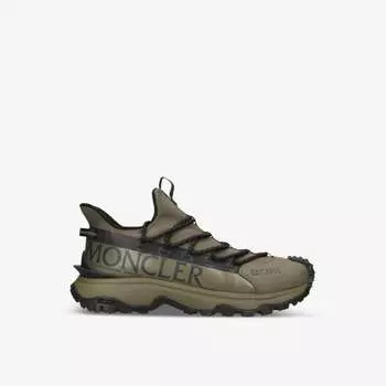 Кроссовки trailgrip lite 2 со вставками из эластичного нейлона с низким берцем Moncler, хаки