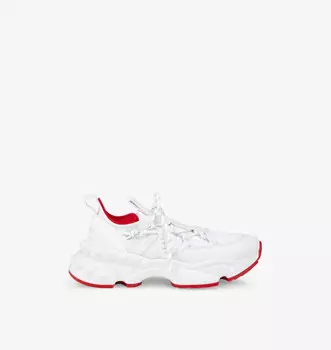 Кроссовки Trailnrun Flat с сетчатой подошвой и низким верхом Christian Louboutin, белый