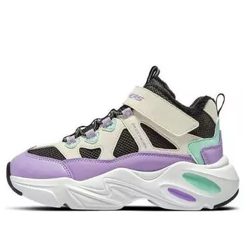 Кроссовки trainers 'beige black purple' Skechers, бежевый