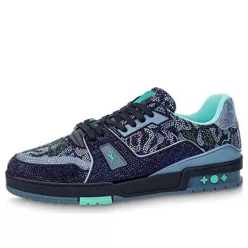 Кроссовки trainers 'crystal blue' Louis Vuitton, синий