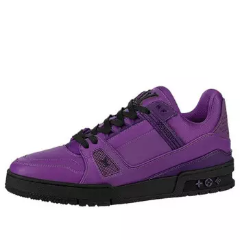 Кроссовки trainers 'purple with black' Louis Vuitton, фиолетовый