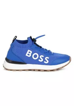 Кроссовки TRAINERS UNISEX BOSS Kidswear, черный